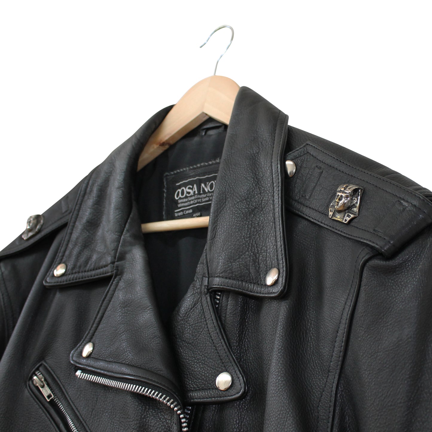 Vintage Cosa Nova Leather Biker Jacket