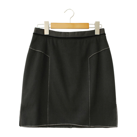 Vintage Roberto Cavalli Reworked Black Mini Skirt